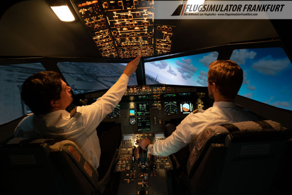 Combo Ticket A320: 120 Min - 1-2 Person A320 Flugsimulator Frankfurt